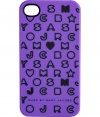 Snap a fun face onto your iPhone with Marc by Marc Jacobs logo covered case - Fits 4G iPhones, allover logo print - Stash away in just as bold oversized printed totes