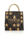 Earn a gold star for style with this star-studded Macy's New York tote on your arm.