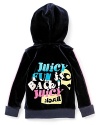 Fun is Back with Juicy's super soft, color blocked velour hoodie.