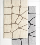 Reminiscent of classic cobblestone streets, this bath rug from Charter Club features plush cotton softness and a choice of two neutral colorways making it perfect for any bath decor. Non-skid back.