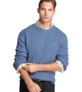 Get layered-this Izod sweater is perfect for chilly out-and-about nights.