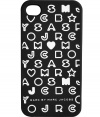 Snap a fun face onto your iPhone with Marc by Marc Jacobs logo covered case - Fits 4G iPhones, allover logo print - Stash away in just as bold oversized printed totes