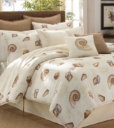 The essence of casual comfort, this European sham features a solid tan ground with a textured finish for an added layer of dimension to the Kemp's Bay comforter sets. Envelope closure.