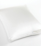 Combining all the luxury of the Crown Jewel bedding with piece-of-mind protection, the ProGuard®-treated pillow protector from Sealy® repels stains from its 100% pure Egyptian cotton construction, lending ultimate softness and durability to the surface of any pillow.