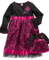 Playing dress-up will be the best part of her day thanks to this adorable matching set from Dollie & Me.