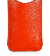 Add luxe appeal to your everyday with this supple leather iPhone cover from It Brit accessory label Mulberry - Textured leather iPhone sleeve - Perfect for daily use, travel, or as a thoughtful gift