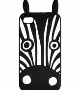 Snap a fun face onto your iPhone with Marc by Marc Jacobs animal print cover - Fits 4G iPhones, oversized ears - Carry alone or stash away into bright leather shoulder bags