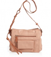 Finish your look on a subtly sweet note with See by Chlo?s two-tone crossbody bag, perfect for pairing with neutrals or playing-up this seasons penchant for pop-color - Zippered and flapped front pockets, top zip, adjustable shoulder strap, inside zippered back wall pocket - Pair with feminine dresses and favorite flats