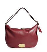 A classic hobo-inspired bag with a luxe twist, this version from Mulberry is cult status-ready - Top zip closure, shoulder strap, front logo plaque, slightly slouchy shape - Perfect for off-duty cool or early evening cocktails