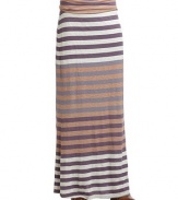 THE LOOKGradient stripe designWide, fold-over elastic waistbandMaxi lengthTHE FITAbout 40 longTHE MATERIALSupima cotton/micro modalCARE & ORIGINMachine washMade in USAModel shown is 5'8 (172½cm) wearing US size Small. 