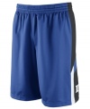 Get your game on while supporting your favorite NCAA team with these Duke Blue Devils basketball shorts featuring Dri-Fit technology from Nike.