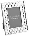 With the gleam of silver plate and a jewel-like geometric motif, the Atelier picture frame from Monique Lhuillier Waterford is a brilliant way to recall beautiful moments.