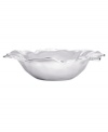 Pretty and polished, this Organics bowl from Lenox's collection of serveware and serving dishes combines a natural shape in bright aluminum with a playful ruffled edge. Qualifies for Rebate