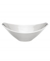 At once graceful and modern, the boat bowl reflects great taste at every meal. Its rounded canoe shape, forged in radiant aluminum, makes a chic presentation of fruit, salads and side dishes. From Dansk's collection of serveware and serving dishes.