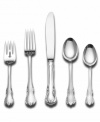 Delicate curling leaves and elegant scrolls trim this gleaming sterling silver flatware from Towle. A true classic, the French Provincial pattern adds a regal touch to traditional dinners.