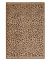 A refined animal print makes a stylish statement, suffusing your space with a touch of the exotic. Designed for easy care and long-lasting wear, this striking area rug from Surya will maintain its plush texture even in high-traffic areas.