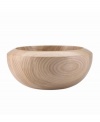 A smooth, minimalist shape highlights the beauty of solid ash in this Torq White Woods bowl. Accent a shelf or use for serving rice, vegetables or hard candies. From Dansk's collection of serveware and serving dishes.