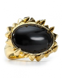 Make your mark in one-of-kind designs from House of Harlow 1960. This Aztec-influenced cocktail ring is a perfect accent for tough-chic style.