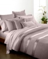 The Essentials Dusk quilted sham from Donna Karan adds elegance and comfort to your bed with perfectly tailored puckered stitch details.