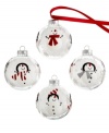 Let holiday spirit snowball into one unforgettable season with whimsical ornaments from Kurt Adler featuring four different sides of Frosty.