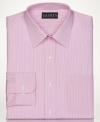 Suit up in style with this flattering Lauren Ralph Lauren dress shirt.