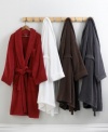 Relax in the plush, five-star luxury of Hotel Collection's Cotton bath robe. Made from 100% ring spun cotton for an incredibly soft touch and luxurious feel.