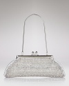 Make a glamorous statement with this dazzling rhinestone clutch from La Regale -- the perfect piece to dress up your LBD.