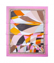 Luxuriate in the sun with this retro-chic Pucci-printed towel - Multicolor geometric print cotton towel - Perfect for poolside style or beach-ready fun in the sun