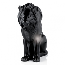 In 1987, a satin crystal feline joins Lalique vast animal kingdom: a majestic and vigorous lion, king of the jungle, symbol of power and will. His name, Bamara, means lion in an African dialect. In 2009, Lalique re-imagines this piece in black crystal.