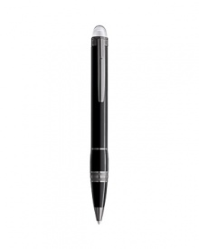 Quality design and craftsmanship distinguish this exceptional Montblanc pen outfitted with a ruthenium-plated clip.