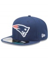 Top of your head sporting your love for football in this New England Patriots cap by New Era.