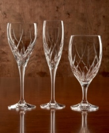 A modern division of the world-famous Waterford company, Marquis was developed as the perfect choice for first-time collectors of affordable crystal stemware and barware. The Summer Breeze pattern is a light and festive bar and   stemware design in clear, sparkling cut crystal. Item not shown.