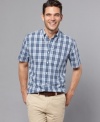 Your casual go-to look. This shirt from Tommy Hilfiger is effortless weekend style.