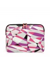 Get up and go glamorously with Puccis elegantly eye-catching laptop case - Zip top style, in a vibrant pink and silver graphic print with logo signature - Leather piping and stitch trim - Durable PVC plastic material protects against dust, moisture and scratches - Fits smaller laptop models and iPads - Great for everyday, also makes a superb gift