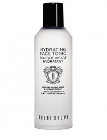 Applied immediately after cleansing, this skin-conditioning tonic begins to restore and balance skin, leaving it soft, soothed and perfectly prepared for the treatment products to follow.Cucumber, Chamomile, Licorice, Aloe Leaf and Lavender soothe and soften skin. Vitamin B5 softens and conditions so skin is prepared for the next treatment step. 6.7 oz. 