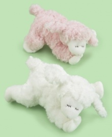 Many infants have cuddled up with Winky®, Gund's® super-soft slumbering lamb.  This 7 curly plush lamb has embroidered facial features and a rattle inside.