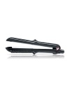 Heating iron for frizz-free, healthy, shiny results. Edge-to-edge plates create lift and height for the appearance of volume. Can also be used for a variety of short looks like bobs, flipped out ends and spiky styles. Domed. 