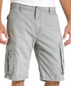 Arm yourself with comfort and convenience in these Levi's cargo shorts to help keep you active all day.