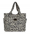 Inject a wild edge into your accessories wardrobe with Marc by Marc Jacobs logo embroidered animal print shopper, perfect for toting around on busy days - Tie detailed handles, side pockets, logo plaque, logo lining, internal slot pockets, zippered back wall pocket - The perfect choice for work, school or weekend errands