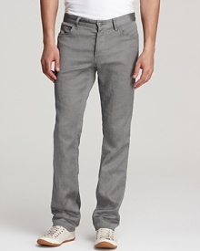 Bring casual refinement to your look with these slim-fitting pants from Theory.