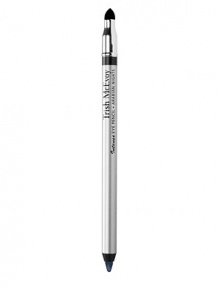 A gel liner in pencil form, Trish's Intense Eye Pencil accentuates eyes with the most densely pigmented color imaginable for weather, sport, sleep-proof definition that will not budge or fade until you remove it. The smooth formula glides seamlessly along the lash line to deliver rich, even, unwavering intensity.