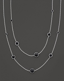 From the Rock Candy® collection, sterling silver necklace in onyx. Designed by Ippolita.