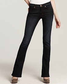 These J Brand bootcut jeans, fashioned in a sleek dark wash are destined to be your go-to pair--season after season.