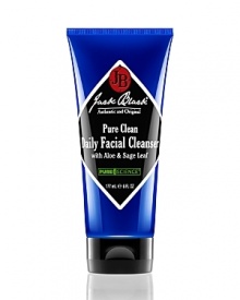 A two-in-one facial cleanser and toner that removes deep-down dirt and oil for clear, smooth, shave-ready skin. Gently cleanses the face and neck without over-drying. Works into a rich lather to gently and effectively remove dirt and debris without irritation or dryness. Leaves skin clean, clear and smooth. Witch Hazel Extract acts as astringent and toner. Organic Sage Leaf Extract provides anti-bacterial and anti-inflammatory benefits. Organic Chamomile Extract and Aloe Leaf Extract calm, soothe and reduce redness.