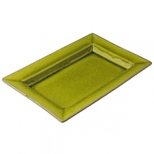 Jars Tourron Avocado Medium Rectangular Dish, 11.8 x 8