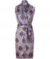 Work this seasons penchant for prints into your polished daytime look with Sophie Theallets immaculately crafted silk wrap dress, an easy-chic choice both feminine and incredibly elegant - Shawl collar, sleeveless, self-tie sash around the waist - Softly tailored fit - Wear with sleek leather accessories and statement jewelry