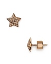 Mini star-shaped earrings get the star-studded treatment, covered in light peach crystal pave stones. From MARC BY MARC JACOBS.