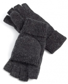 Versatility? Check. Comfort? Check. Warmth? Check. If you're looking for a pair of gloves that covers all your bases, reach for these convertible fingerless gloves from Club Room.