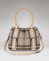 Get on-the-go style with this belted tote from Burberry.