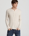 John Varvatos Star USA Ribbed Henley Sweater